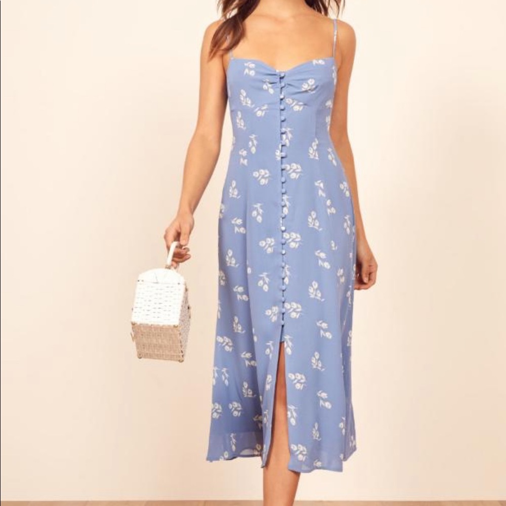 NWT Reformation Cybill midi dress